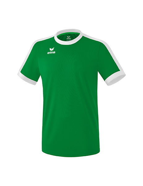Erima Sport-Tshirt Trikot Retro Star (100% Polyester) smaragdgrün/weiss Herren